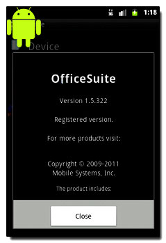 مشاهده فایل های آفیس در گوشی آندروید با OfficeSuite Viewer v1.5.322