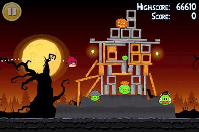 نسخه دیگر بازی موبایل پرندگان عصبانی : Angry Birds Halloween 1.01