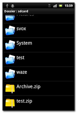 دانلود نرم افزار باز کردن فایل های زیپ در آندروید با Zip Viewer v1.10