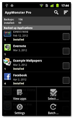 مدیریت فایل های نصب شده در گوشی های اندروید با AppMonster Pro v2.5.2